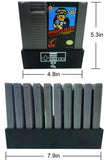 Collector Craft, Black, NES Compatible Cartridge Holder, NES Game Tray, Holds 10 Games, Clutter Reducing, Retro Video Game Collection, Works with Nintendo Entertainment System NTSC and PAL Cartridges