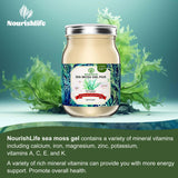 NourishLife Ultra High Antioxidant Supplement, VC+Collagen 2-in-1 sea Moss Gel, 18oz High Potency sea Moss Gel, Immune & Digestive Support, Vitamin Mineral Antioxidant Supplement，1 Bottle
