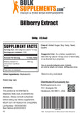 BulkSupplements.com Bilberry Extract Powder - Bilberry Fruit Extract, Bilberry Powder, Bilberry Supplement for Eyes - Glulten Free, 500mg per Serving, 500g (1.1 lbs) (Pack of 1)