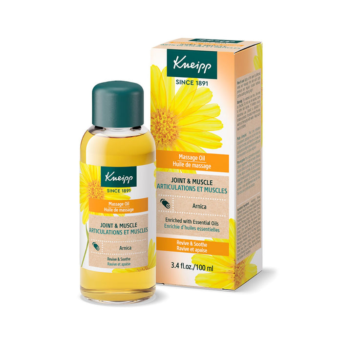 Kneipp Joint & Muscle Arnica Massage Oil - 3.4 fl oz - Good for Achy Joints & Sore Muscles - Vegan