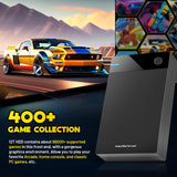 Kinhank 12T HDD Retro Gaming Hard Drive with 96000+ Classic Games, Include 6000+ 3D Games, USB 3.0, 12tb External Portable Game Hard Drive Disk for Win 7/8/10/11，with Wireless Controller