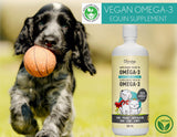 Oliméga Farm, Camelina Oil for Dogs and Cats, 8.5 fl oz., Rich in Omega-3, Vitamin E. Pure & Cold Pressed - Natural Support for Your Dog's and Cat's Health. Joints, Coat and Skin. Made in Canada.