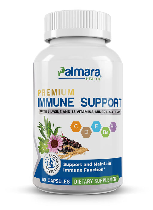 Palmara Health Premium Immune Support, 60 Capsules