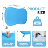 Shower Seat Cushion for Transfer Benches, Shower Bath Chairs, Bathtub Seat Foam Cushion Mat with Hook, Quickly Dry Bathtub Chair Pad with Breathable Air Mesh Fabric