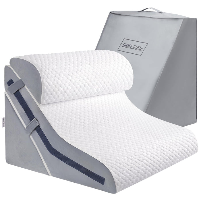 Wedge Pillow for Sleeping, Orthopedic Bed Wedge Pillow Set, 15-in-1 Adjustable Memory Foam Wedge Pillow Post Surgery, 9 &16 & 20 inches Height 3-in-1 Incline Pillows Wedges for Back Pain/Acid Reflux