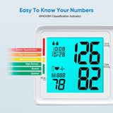 Blood Pressure Monitor for Home Use Extra Large Cuff Automatic Digital Blood Pressure Machine 9-17''&13-21''Adjustable Blood Pressure Cuff- Backlit Display 2x500 Memories 4AAA Batteries Carrying Case1