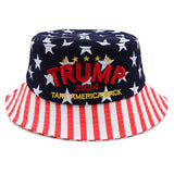 Trump 2024 MAGA Bucket Hats for Men Women,Donald Trump Bucket Hat Take America Black Baseball Caps 3D Embroidery MAGA Trump Hat