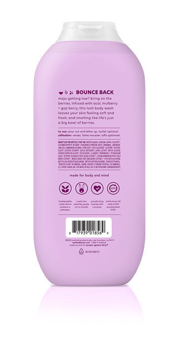 Method Body Wash, Berry Balance, Paraben and Phthalate Free, 18 oz (Pack of 6)