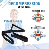 WIDREST Neck Stretcher Strap, Spine Chiropractic Decompression Tool with Chin Belt. Cervical Neck Traction Device.