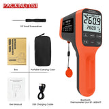 Digital Infrared Thermometer Gun 30:1, BTMETER Dual Laser IR Temperature Gauge BT-1600APP Measure High Temp -58℉ to 2912℉ with Data Logging for HVAC Kiln Forge Oven Pizza Cooking(Not for Human)