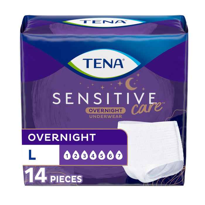 TENA Overnight Underwear, Large, 14 Count