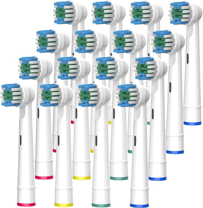 Electric Toothbrush Replacement Heads 16 Pack/Compatible Oral B Braun Replacement Brush Heads/Compatible Oral B Replacement Brush Heads