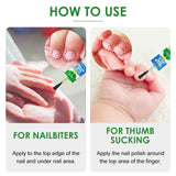 Nail Biting Treatment for Kids, Natural Thumb Sucking Stop for Kids, pLant-based Ingredients, Appropriate Bitter Taste, Full Nail Care