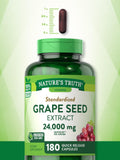 Nature's Truth Grape Seed Extract 24,000mg | 180 Capsules | Standardized Extract Supplement | Non-GMO & Gluten Free Formula