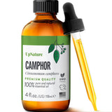 UpNature Camphor Essential Oil - 100% Natural & Pure, Undiluted, Premium Quality Aromatherapy Oil – Boost Circulation, Soothe Muscles and Joints, Respiratory and Congestion Relief, 4oz