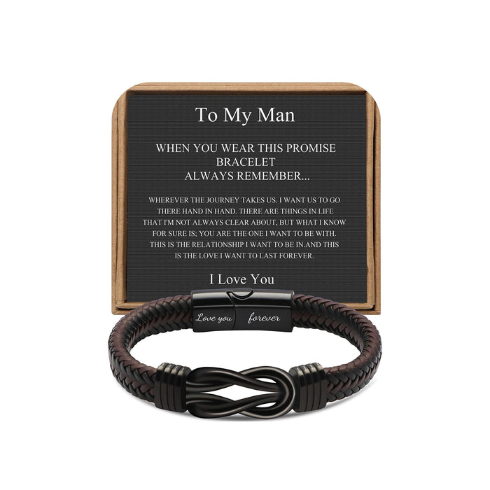 Anniversary Birthday Gifts Bracelets Jewelry for Men Him Husband Boyfriend