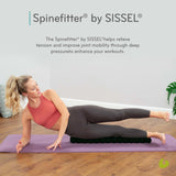 Spinefitter by Sissel, Back Stretcher for Lower-Back Pain Relief, Back-Cracking Device, Back Cracker, Upper- and Lower-Back Stretcher, Back Decompression Device, Lumbar Stretcher, Anthracite
