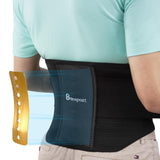 Bracepost Back Brace for Lower Back Pain Relief, Back Support for Men Women Lumbar Muscle Strain, Breathable Lumbar Support Belt for Herniated Disc, Sciatica, Ideal Gift Small (Waist:28"-37")