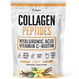 Vanilla Collagen Powder. Collagen with Hyaluronic Acid and Vitamin C. Collagen Powder Vanilla Collagen Protein Powder. Collagen with Vitamin C & Biotin for Hair, Skin, Nails, Joint. Keto, Type 1 and 3