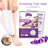 ALIVER Foot Peel Mask 3 Pack, Exfoliator Peel Off Calluses Dead Skin Callus Remover, Baby Soft Smooth Touch Feet-Men Women (Lavender)