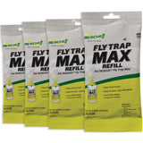 RESCUE! Fly Trap Max Refill – Large Reusable Outdoor Fly Trap (Refill Only) - 4 Refills