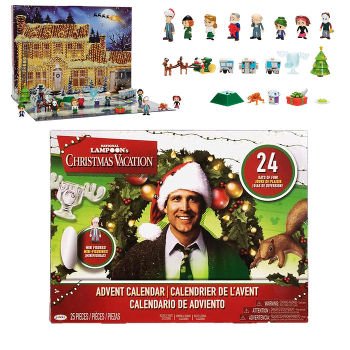 National Lampoon’s Christmas Vacation Advent Calendar 2024, 24 Days of Countdown Calendar Gifts Set, 24 Individually Little People Play Figure for Teen Boys Girls, Enjoy 24 Days of Countdown (1pc)