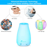 Diffuserlove Diffuser 2 Pack Essential Oil Diffuser 200ML Remote Control Ultrasonic Aromatherapy Diffuser Mist Humidifiers for Bedroom Office Yoga