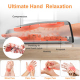 CuPiLo Hand Massager Machine, Rechargeable Hand Massager with Heat and Compression for Arthritis and Carpal Tunnel, Relieve Hand Fatigue, Christmas Gifts for Women Men