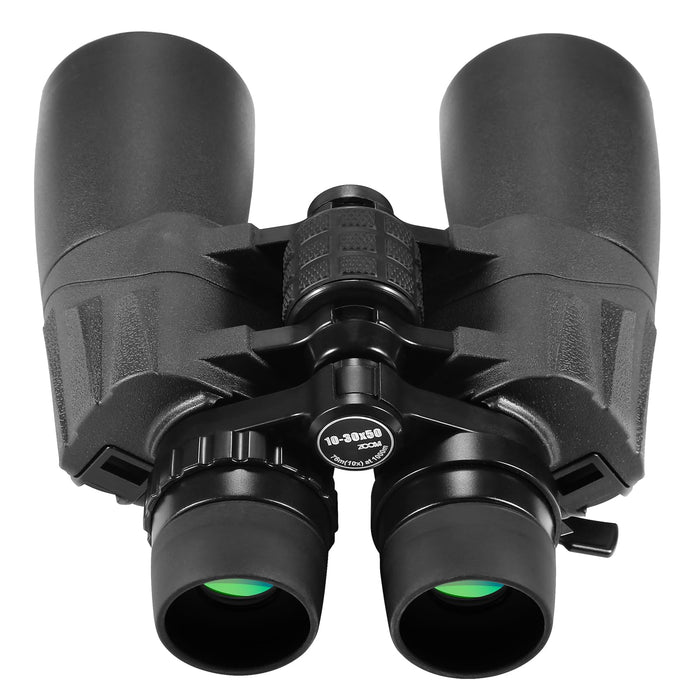 10-30X50 High Powered Zoom Binoculars for Adults - Professional Military HD Binoculars with BAK4 Prism/FMC Lens/Large View/Waterpoof/Low Light Night Vision for Bird Watching, Hunting, Outdoor, Hiking
