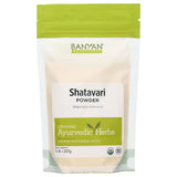 Banyan Botanicals Organic Shatavari Powder – Asparagus racemosus – Ayurvedic Herb for Vata & Pitta, Balanced Female Hormones, Energy, Vitality & More* – 1/2lb. ­– Non-GMO Sustainably Sourced Vegan FFL
