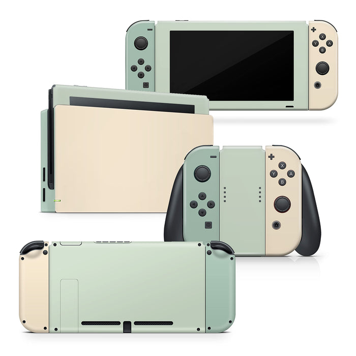 Tacky design Retro Pastel Classic Skin Compatible with Nintendo Switch Skins Decal, Compatible with Nintendo Switch Stickers Vinyl 3m Colorwave, Color Blocking Full Cover