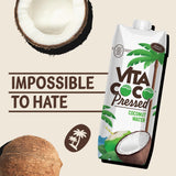 VITA COCO Pressed Coconut Water Multipack 1L x 6, Naturally Hydrating, Coconut Taste, Packed With Electrolytes, Gluten Free, Full Of Vitamin C & Potassium, Impossible To Hate