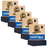 Dr. Squatch Men's Bar Soap - 5-Pack Fresh Falls - All Natural Bar Soap for Men - 5 Bars of Soap - Smell like a Crisp Forest Waterfall