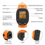 ThermoPro TP30 Infrared Thermometer Gun, Laser Thermometer for Cooking, Pizza Oven, Griddle, Engine, HVAC, Laser Temperature Gun with Adjustable Emissivity & Max Measure -58°F ~1022°F (Not for Human)