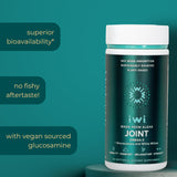 Iwi Life Joint Omega-3, 60 Softgels (30 Servings), Plant-Based Algae Omega-3 with Glucosamine, Joint Health & Mobility Support Dietary Supplement, Krill & Fish Oil Alternative, No Fishy Aftertaste