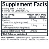 Kirkman - Alpha-Ketoglutaric Acid 300 mg - 100 Capsules - Supports Metabolism - Helps Maintain Strong Bones - Hypoallergenic