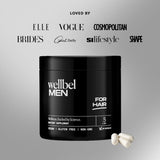 WELLBEL Men Clean Supplement for Hair, Skin, and Nails, Vegan, Gluten Free and Non GMO 90 Count