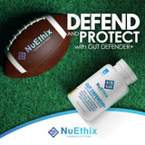 NuEthix Formulations Gut Defender+ Microbiome Balance Dietary Supplement, 180 Capsules, 90 Servings