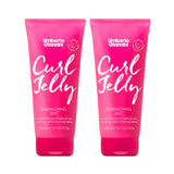 Umberto Giannini Curl Jelly Scrunching Jelly Bundle, Vegan & Cruelty Free Frizz Solution Gel for Curly or Wavy Hair, 200 ml (2 Pack)