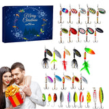 Christmas Advent Countdown,24 Days Count Down to Christmas Fishing Lures Advent, advent calendar 2024,fishing advent calendar,Christmas Accessories Favors for Son, Uncle, Father