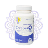 Life Sprout Bioceuticals Cerebra+ Brain Health Formula with L-Glutamine and Ginkgo Biloba - 30 Capsules