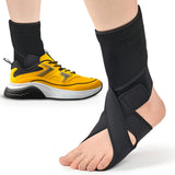Eclypse Therapy AFO Foot Drop Brace: Comfortable Day & Night Support, Usable with Shoes or Barefoot - Soft AFO for Men & Women, helps Plantar Fasciitis, Stroke Recovery, TBI, ALS, MS (Right)