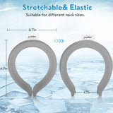 Neck Cooling Tube, Reusable Ice Neck Cooler Wearable Body Cooling Products for Outdoor Indoor, Neck Coolers for Hot Weather