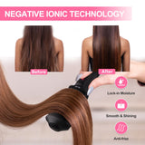 Lopeie Hair Dryer Brush Blow Dryer Brush in One, One-Step Brush Blow Dryer with Negative Ionic, 4 in 1 Hair Dryer and Styler Volumizer with Oval Barrel for All Hair Types