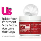 Dermelect Vacial Spider Vein Treatment for Body & Face Anti Aging Cream with Vitamin K, Allantoin, Hyaluronic Acid, Arnica, Shea Butter for Spider Veins, Red Threads, Uneven Skintone 2.2 oz