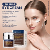 ElySeoul Super Caffeine Eye Cream: Under Eye Cream For Wrinkles - Korean Eye Cream Anti Aging - Dark Circles Under Eye Treatment, Under Eye Brightener - Korean Skin Care, With Collagen Retinol, 1 OZ