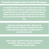 Nature Spell Hair Growth Shampoo and Conditioner Set 300ml x 2 – Growth Complex Sulphate Free Shampoo and Conditioner Sets – Improves Strength, Shine & Volume