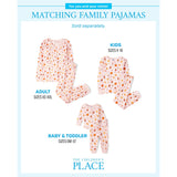 The Children's Place Baby Adult Family Matching, Holiday Pajama Sets, Cotton, Pumpkin/Candy Halloween