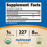 Nutricost Organic Reishi Mushroom Powder 0.5LB (8oz) - USDA Certified 100% Organic, Vegetarian, Non-GMO, Gluten Free