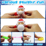 VEALIZUU Advent Calendar 2023 for Kids, Christmas Calendar Countdown Toys with 24PCS Various Cute Relief Stress Toys, 3 Pinch to Bubble Toys & 21 Mochi Squishy Toys, for Boys Girls